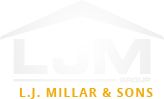 lj millar building contractors northern ireland logo